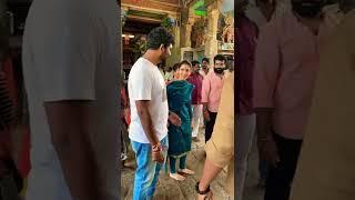 Nayanthara and Vignesh in Kumbeshwarar temple, Kumbakonam