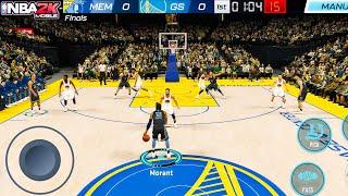 NBA 2K MOBILE ULTRA MAX GRAPHICS GAMEPLAY (NO COMMENTARY) GOLDEN STATE WARRIORS vs MEMPHIS GRIZZLIES