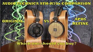 Audio Technica ATH-R70x Comparison: Original vs Apos Refine