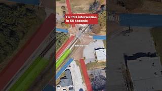 Before & After With 6 Road Intersection