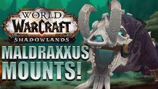 Maldraxxus Mounts - In Game Preview | Shadowlands Alpha