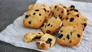 さくっほろっ。めっちゃ美味しいラムレーズンクッキー | Rum raisin cookies