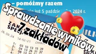 Zakłady Specjalne. Sprawdzamy wyniki losowania. 7 zakładów