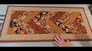 Scrappy Autumn Table Runner