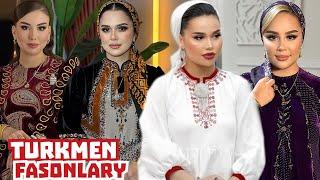 Garysyk turkmen moda koynek fasonlar / Gelin gyzlara dowrebap fason / pombarh gulyupek fasonlar