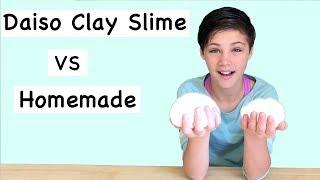 Daiso Clay Slime compared to Homemade Clay Slime | Which is better?