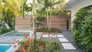 FRESH! 100+ TROPICAL LANDSCAPING DESIGN IDEAS | BACKYARD FRONTYARD TROPICAL GARDEN LANDSCAPING TIPS