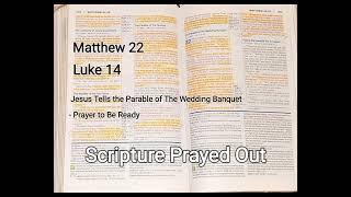 Jesus Tells the Parable of The Wedding Banquet - Prayer to Be Ready