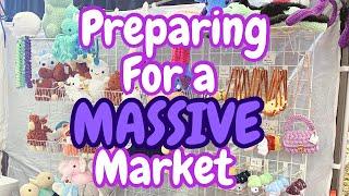 Crochet Market Prepping For a MASSIVE Market | Pt 2 | The MOST Inventory I've Ever Had