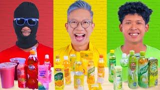 BERBURU MINUMAN SATU WARNA!!