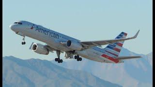 American Airlines Boeing 757-200 [N200UU] takeoff from PHX