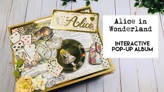 Alice in Wonderland Pop-Up Interactive Album