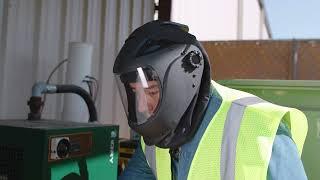 ALLEGRO EZ Air Flex Grinding Air Shield Supplied Air Respirator
