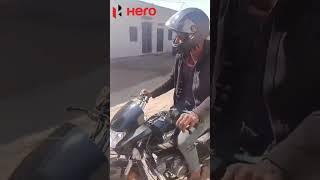 hf deluxe model test ride activity#Hero Model #Hero motocorp ltd