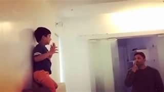 allu arjun and his son did dabsmash of priya warrior style