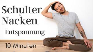 Yoga gegen Verspannungen im Nacken & Schultern I 10 Minuten Anfänger Deutsch