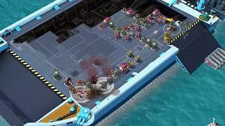 Boombeach warship (after unlocked shock bomb) and tech tree