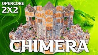 CHIMERA 2x2 • Open Core • China Wall • 6-8 man Base • RUST