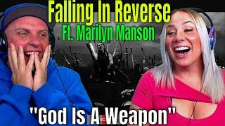 Reaction To Falling In Reverse - "God Is A Weapon" Ft. Marilyn Manson | THE WOLF HUNTERZ REACTIONS