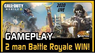 Call of Duty Mobile Live gameplay: 2 man Battle Royale WIN! (2020)