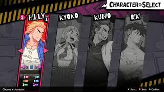 River City Girls 2 - NEW Character Select Screen - All Characters Inc. Billy and Jimmy Double Dragon