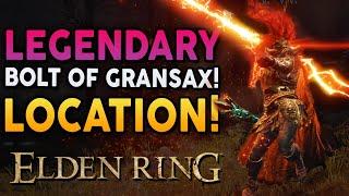 Elden Ring - How To Get Bolt Of Gransax! YOU NEED THIS LEGENDARY Spear Location Guide!