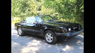 Lot 2 - 1985 Ford Mustang Ragtop convertible, black