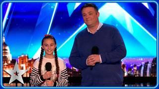 FATHER and DAUGHTER dazzle with Celine Dion cover | Unforgettable Audition | Britain's Got Talent