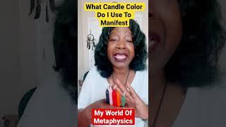 Candle Color for Manifesting and Rituals - #shorts