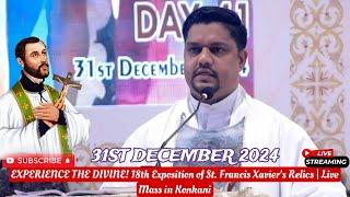 Live : 18th Exposition of St. Francis Xavier's Relics | Konkani Mass | 31th December |  #tfrcctv