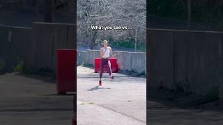 STRAIGHT OUT OF A VIDEO GAME  #running #sports #training