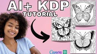 How to Create a Coloring Book Using AI; Creating Coloring Pages on Canva; Make Money Online 2024