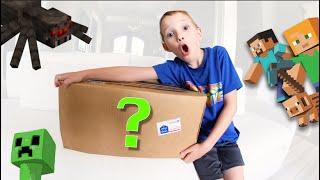 8 Year Old BEST MINECRAFT BOX OPENING EVER!