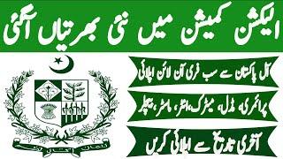 Government Jobs in Pakistan 2022|Govt Jobs in Pakistan Advertisement| Pakistan Jobs|ECP Jobs 2022