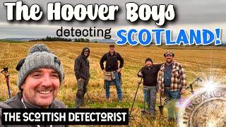 The Hoover Boys metal detecting in Scotland! Hammered, silver and relics galore!!