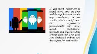 Find Dedicated Mobile App Developers at Your Service