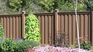 composite plastic wood fence gate