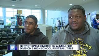 Detroit Martin Luther King football team honored by alumni for state title