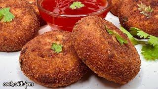  CHICKEN MALAI CUTLET  Chicken Cutlet Recipe - Easy & Best Cutlet Recipe-Storable RAMADHAN Snack