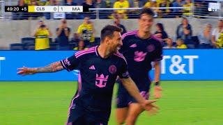 Lionel Messi FREE KICK GOAL makes a BRACE vs. Columbus!