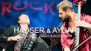 HAUSER & AYDAR - cello & accordion (ROCK for 17,000 people in Berlin!!!)