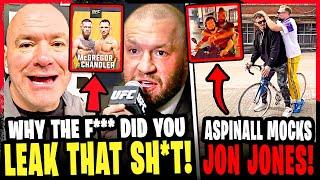 BREAKING! Conor McGregor FIGHT DATE LEAKED!? *FOOTAGE* Tom Aspinall MOCKS Jon Jones! Islam Makhachev
