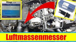 P0100 Luftmassenmesser Fehler & Austausch Mercedes CDI - Mass air flow sensor change error code