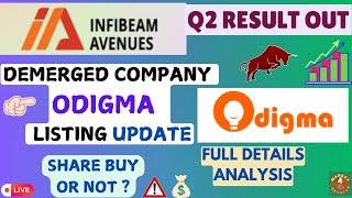 Infibeam Avenues Q2 Result Review I ODIGMA Listing Latest Update I infibeam latest news #infibeam