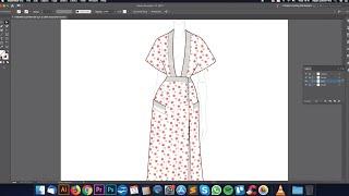 Digital fashion illustration with adobe Illustrator