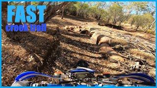 Fast creek trail and some rocky hill climbs | Enduro Perth