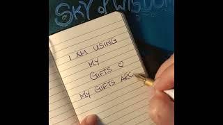 062 A wonderful Affirmation *Sky of Wisdom - Change your Life forever with intuitive writing *