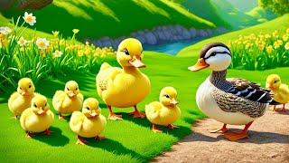 Five Little Ducks | Nursery Rhymes | Kids Songs | Fun and Learning