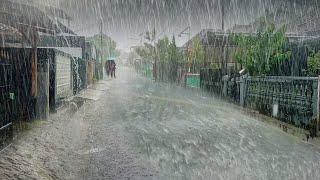 Super Heavy Rain In My Beautiful Village Falling Asleep With The Sound Of Heavy Rain More Comfortabl