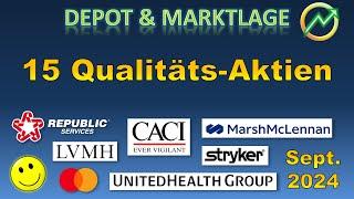 Die besten Aktien 2024 - 15 Qualitäts-Aktien im Check - Sept. 2024 | #lvmh #homedepot #mastercard